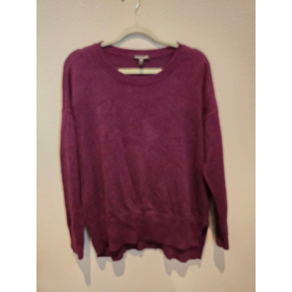Eileen Fisher Women's Burgundy Crewneck Pullover Sweater Size S - Picture 1 of 11
